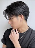 メンズカットセンターパート韓国 ビジネスマンにも◎M7.4.3