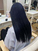 ラナンバイシダ(ranan by sida)&nbsp;10代20代/ブリーチありダブルカラー/ネイビー/暗めカラー