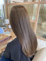 アドラーブル 長岡リップス旭岡店(adorable)&nbsp;ミルクティーアッシュ透明感グレージュロング