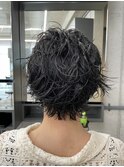 ニュアンスパーマ/マッシュショート[中崎町/梅田駅］
