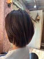 ロッソバイアルター 鎌取(ROSSO by aL-ter)&nbsp;暗めカラー/グランマッシュ/デザインカラー/鎌取/石橋