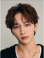 フィフス 天神大名(fifth) 天神大名シャドウパーマメンズパーマセンターパートウルフ30代