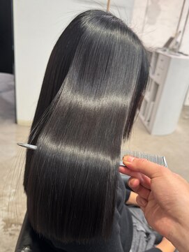 バンクスヘアー(BANK'S HAIR) 艶髪×黒髪ストレート×髪質改善ケラチン