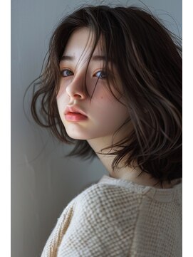 ルル(Lulu) ボブミディアムハイライトベージュ