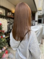 サロン ハナノ(Salon Hanano)&nbsp;セミロングレイヤーストレート20代30代ショコラブラウン