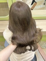 イオエ 西梅田(ioe)&nbsp;ブリーチなしカラー/髪質改善/ミルクティーベージュ/小顔ヘア