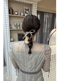 結婚式/お呼ばれヘア/ヘアセット/ヘアアレンジ