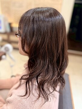 ヘアリゾート粋 ティガ 池袋店(tiga) 艶髪ブラウンベージュ/レイヤーカット