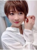 似合わせカット/ショートボブ/髪質改善/ハイライ ト/白髪ぼかし