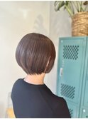 上品な丸み、コンパクトボブ