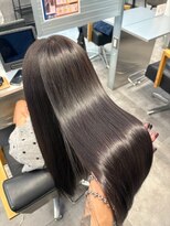 キング 京橋店(K!ng)&nbsp;縮毛矯正髪質改善レイヤーカットハッシュカットダブルカラー