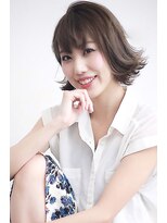 ラフィス ヘアーピュール 梅田茶屋町店(La fith hair pur)&nbsp;【Lafith】 大人カジュアル☆切りっぱなしボブスタイル