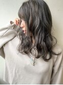 外国人風セピアグレージュカラー&無造作小顔カット【高田馬場】