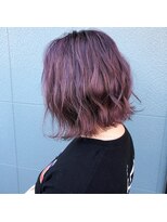 ヘアーデザインサロン スワッグ(Hair design salon SWAG)&nbsp;ピンクバイオレットボブ