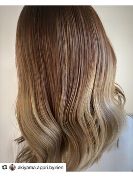 アプリバイリアン 浦和2号店(appri by Rien) グラデーションカラー/Aライン/かきあげ[浦和/大宮駅]