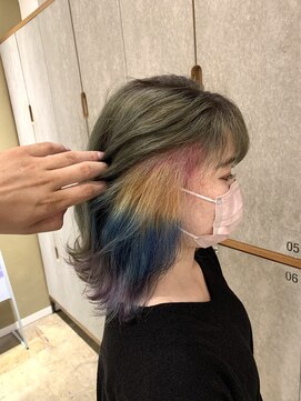 ハニー(HONEY by Chord) [HONEY斉藤]インナーカラー×レインボー