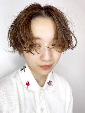 アイティー バイ アルバム 中野店(IT by ALBUM) ハンサムショート_くびれヘアビタミンカラーメルティカラー_8657