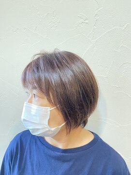 ロゴス 湖北本店(LOGOS) 着物ヘア/大人ガーリー/ダークアッシュ/似合わせカット/我孫子