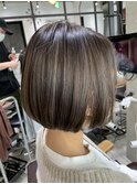 30代~50代オススメ白髪ぼかしハイライト