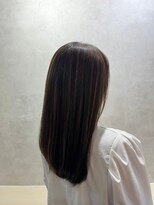 アヴァンセ(Avancer)&nbsp;主婦もハイライトでお洒落に/カット/ストレート/ケアブリーチ