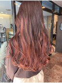 Orange　×　pink 　gradation