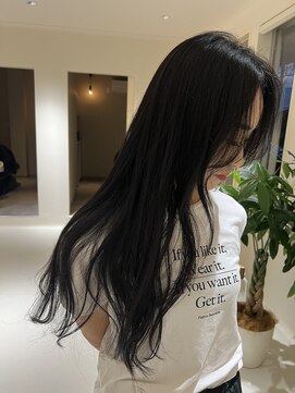 メイン(『　　』main) ブルーブラック