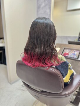 ヘアアンドメイク マオ(HAIR&MAKE MA`O) 裾カラー