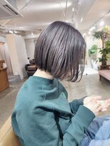 スーハ 恵比寿(SUUHA)&nbsp;グレージュ/ブルージュ/ブリーチカラー×タッセルボブ