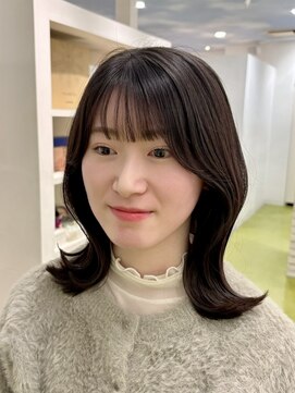 ギグス 栄店(gigs) 外はね大優勝ボブ+ブラウンカラー