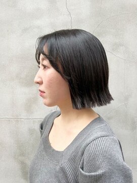 モリオフロムロンドン 三軒茶屋(MORIO FROM LONDON) 大人おしゃれを醸し出したい方へ！切りっぱなしボブスタイル！