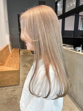 アルバム 銀座(ALBUM GINZA) レイヤーカットデザインカラーレイヤーロング_ba517051