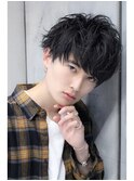 無造作 マッシュ ツーブロック