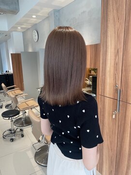 ガリカ 博多(Gallica) 【長まなみ】ブリーチなし透明感カラーオリーブベージュ