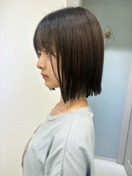 トゥーリ 薬院店(tuuli) tuuli miyu 外ハネミニボブ/縮毛矯正ボブ/地毛風縮毛矯正