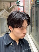 ガーデン 銀座(GARDEN)&nbsp;艶センターパートニュアンスパーマダークアッシュ韓国マッシュ