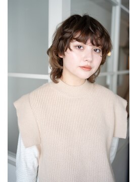 マグノリア オモテサンドウ(MAGNOLiA Omotesando) マッシュウルフのニュアンス柔らかパーマ・・・HINATA