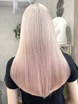 ロウル 渋谷(LOWRL)&nbsp;ホワイトピンク/ダブルカラー/ブリーチ