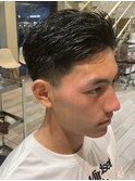 ベリーショートメンズマッシュツイストパーマボウズツーブロック