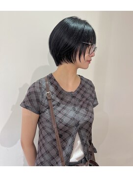 ニコフクオカヘアーメイク(NIKO Fukuoka Hair Make) 【NIKO】 韓国風くびれショートボブ