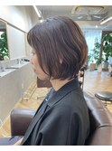 癖毛活かしたショートスタイル