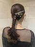 ヘアセット金箔付き 9:00～14:00　￥3,500