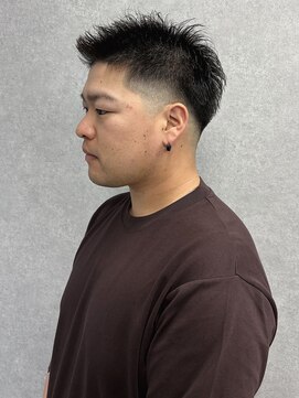 リオールバイニアウ(RE:ALL by Niau) 群馬太田メンズショートツイストスパイラルパーマフェード眉毛