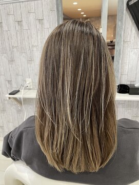 ショート/ハイライト/ロングレイヤー/髪質改善/円山/白髪ぼかし