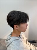 MEN'S/毛流れセンターパート/ニュアンスパーマ/下田優也