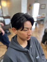 アンカー(ANCHOR) MEN’S/リバースセンターパート/ニュアンスパーマ/印西