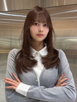 シー バイ ロンド 新宿(Sea by Lond)&nbsp;ザクザクレイヤー×ココアブラウン［レイヤー/髪質改善/韓国］