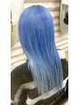 ラフィス ヘアー ステップ 仙台店(La fith hair step)&nbsp;アクアブルー♪推し活・派手髪好き大歓迎です♪