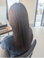 オーオ(OOO) セミロング×ロング髪質改善ストレート