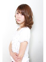 ヘアリゾート粋 ティガ 池袋店(tiga)&nbsp;ゆるふわミディ    【tiga池袋店/池袋/池袋駅】