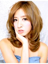 ミッシェル アフロート(michelle afloat)&nbsp;トップをふんわり☆SHIZUOのナチュラル光輝くラウンドCカット